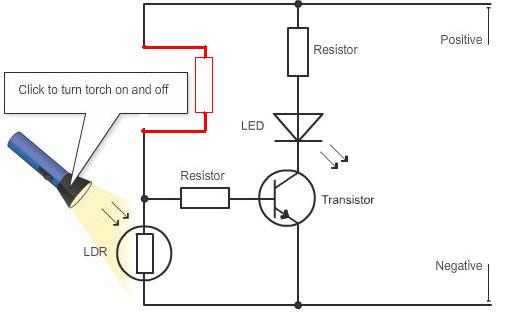 Help needed with darkness sensor circuit