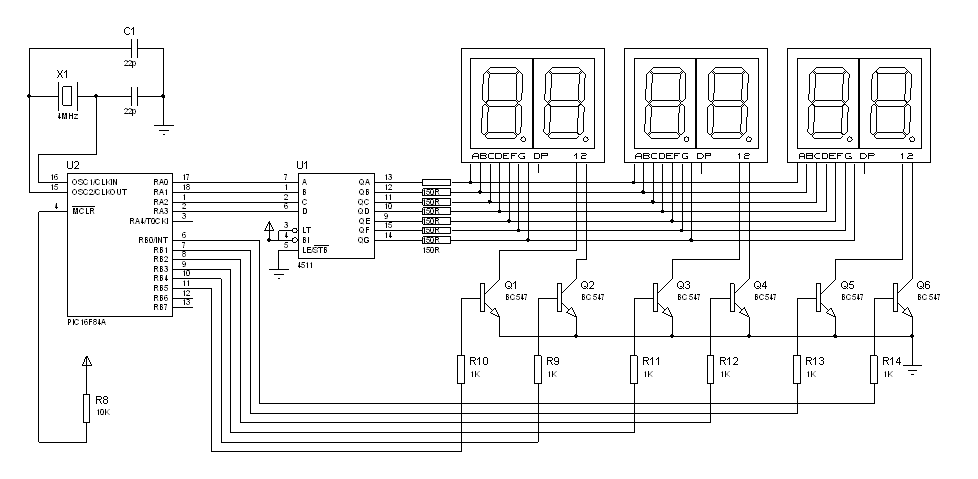 7 Segment Digital Clock Circuit Diagram - Drivingmon Cathodemon Anode Wiring Diagram - 7 Segment Digital Clock Circuit Diagram